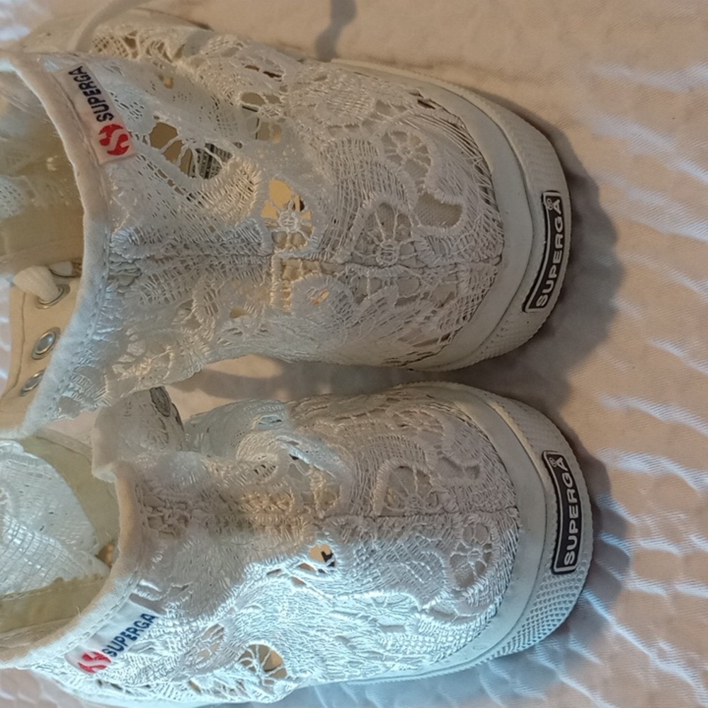Superga white lace shoes - Picture 4 of 6